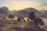 John glover, Twilight,Ullswater mid 1820s